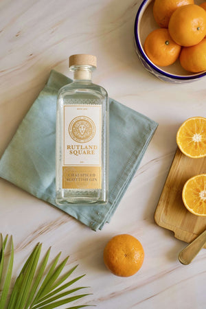 Orange is the new black, and a botanical in Rutland Square Gin.