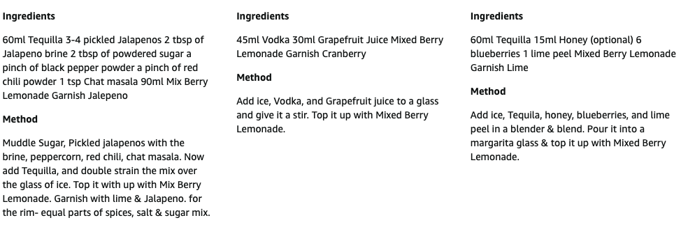 Mixed Berry Lemonade 200ml Multipack
