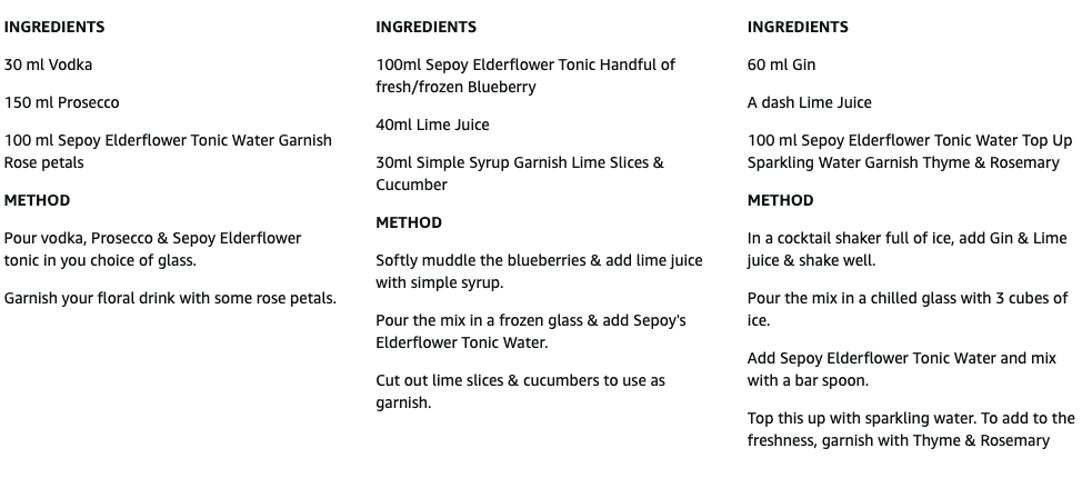 Elderflower Tonic Water 200ml Multipack