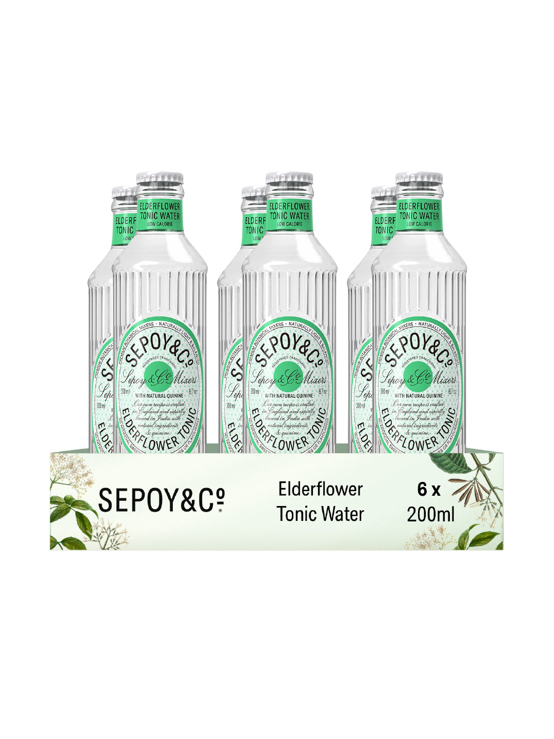 Elderflower Tonic Water 200ml Multipack