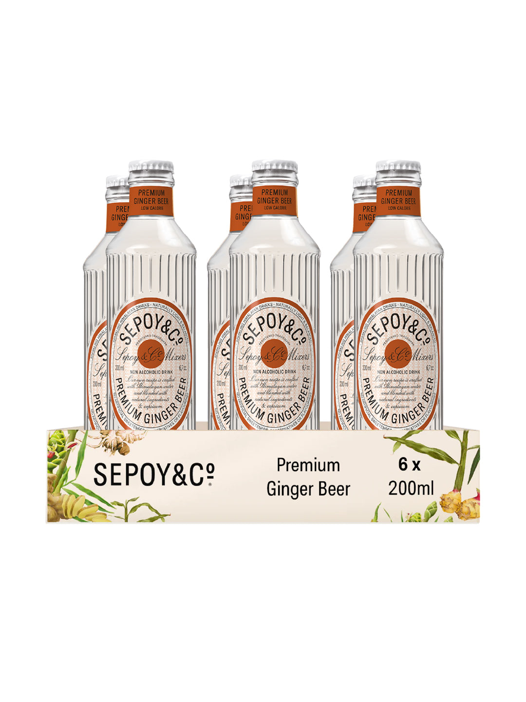 Premium Ginger Beer 200ml Multipack