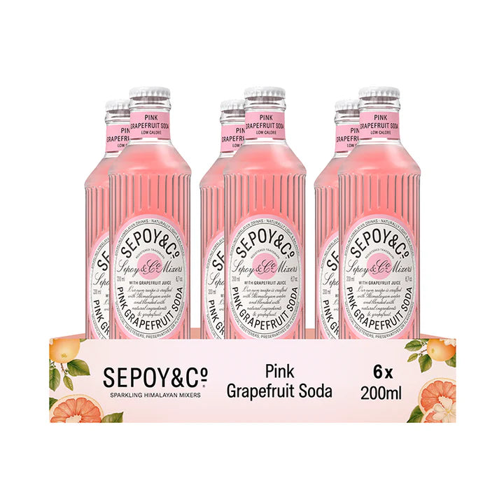 Pink Grapefruit Soda 200ml Multipack