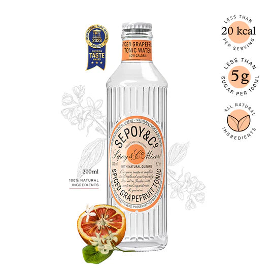 Spiced Grapefruit Tonic Water 200ml Multipack