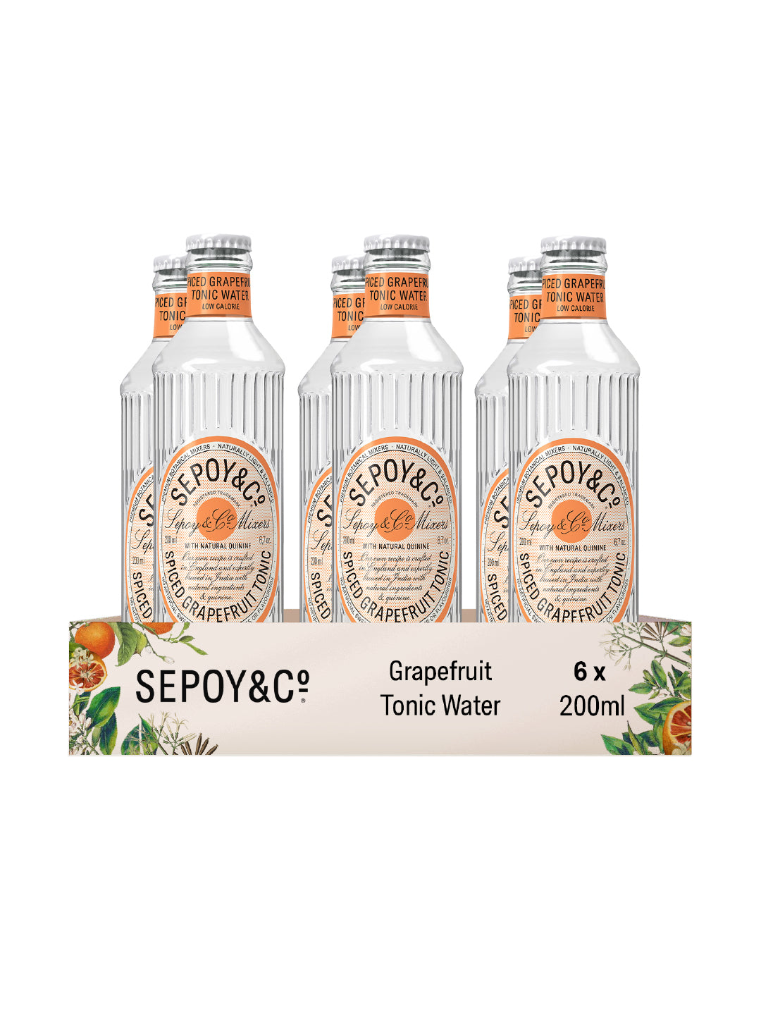Spiced Grapefruit Tonic Water 200ml Multipack
